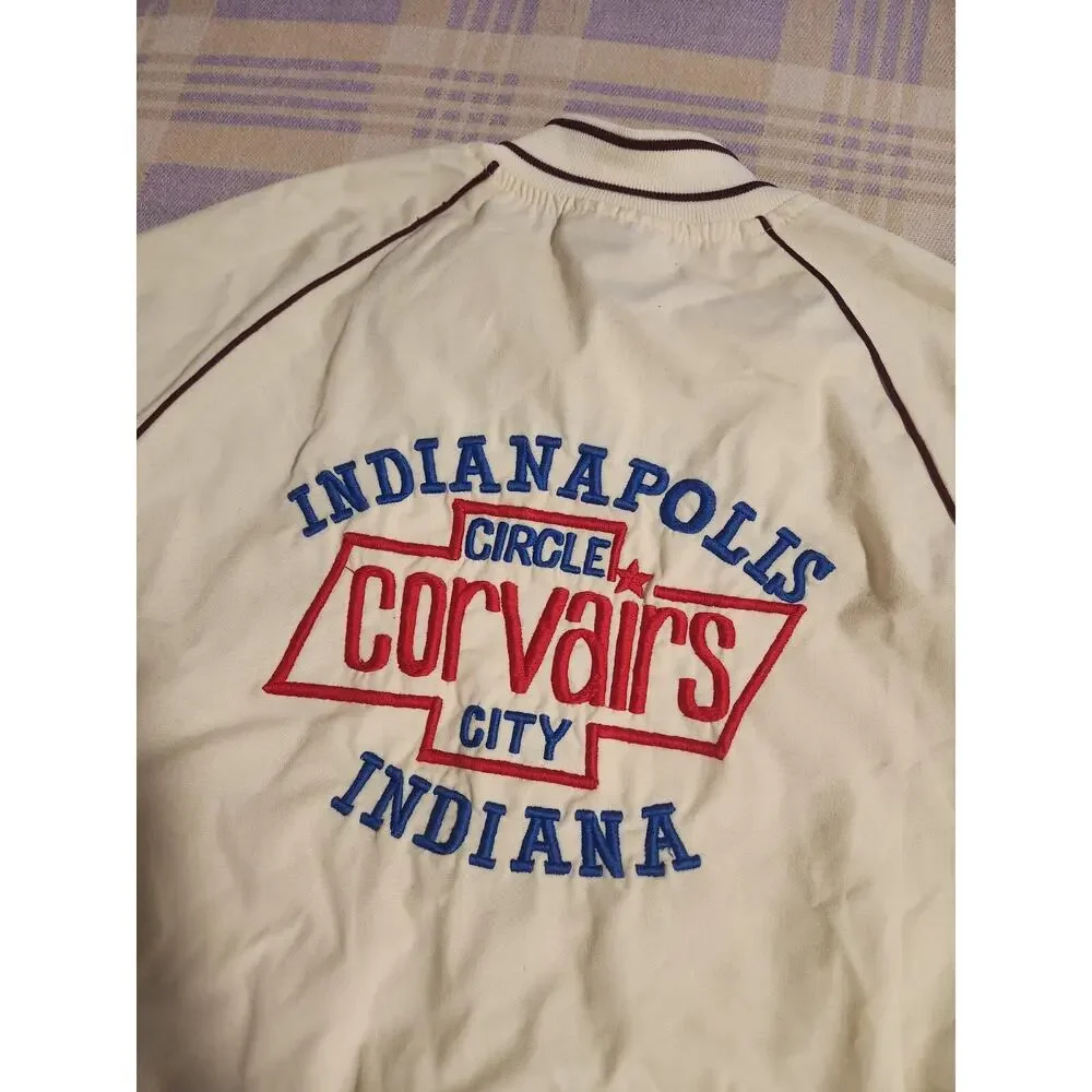 Vintage Chevrolet Corvair Society Circle City Indiana Jacket 70s 80s Jill Rare - Picture 5 of 8